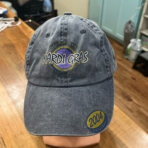 2004 Mardi Gras New Orleans Hat - Gray and Purple